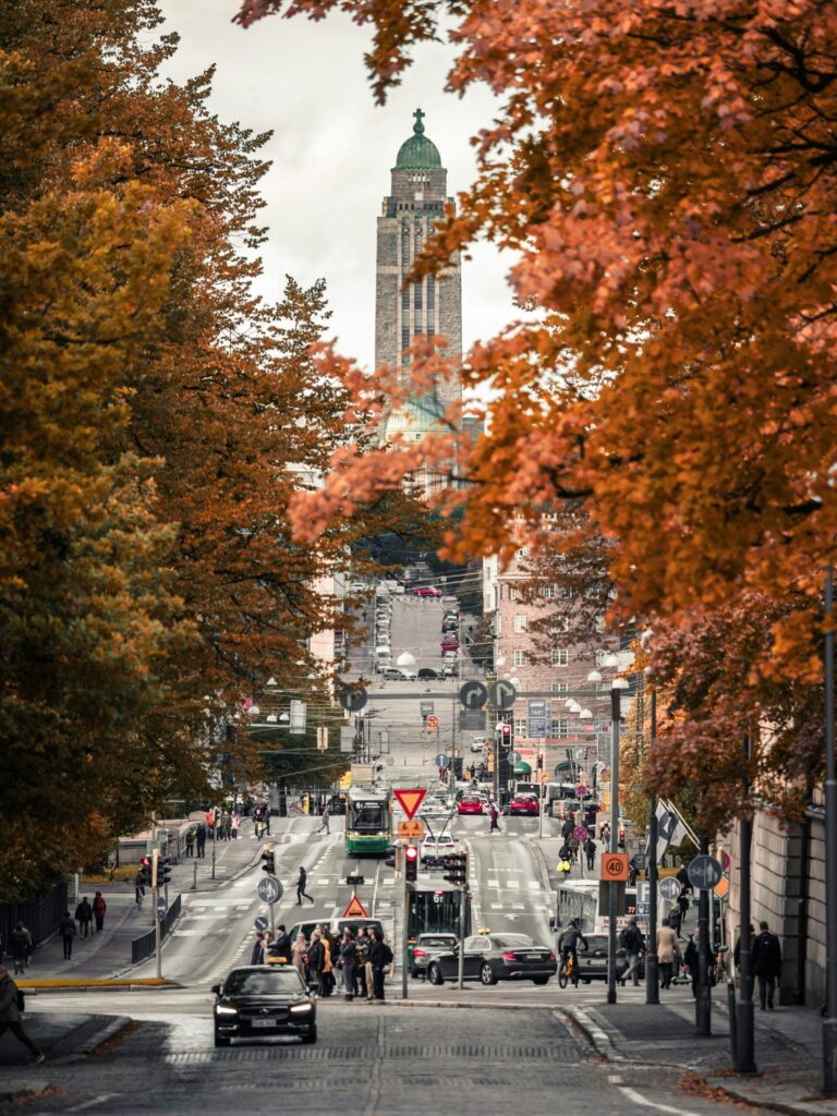 Kaupunkikatu syksyllä